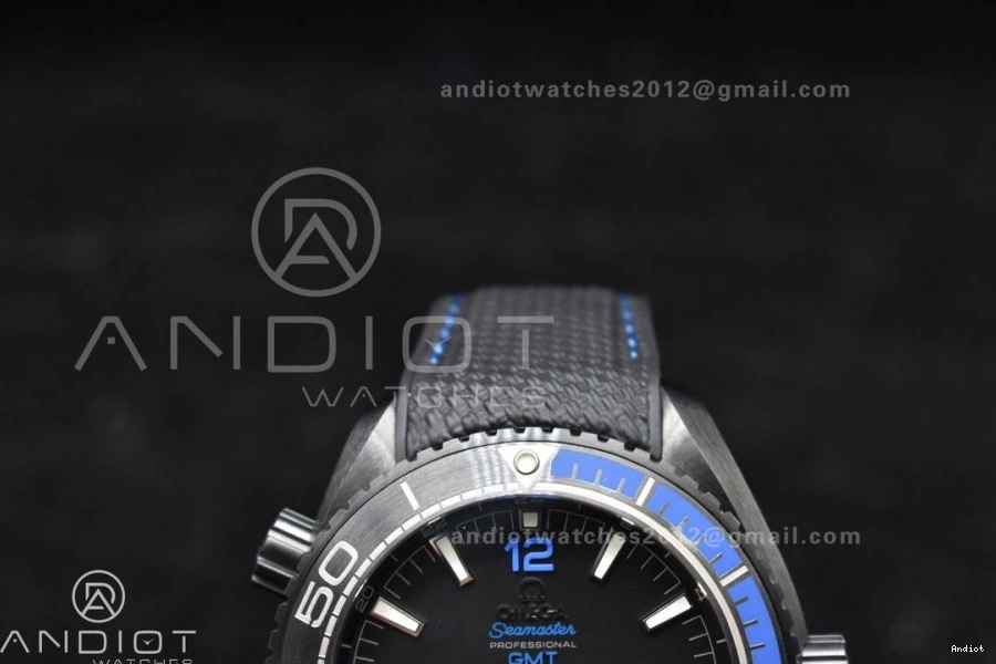 Edition Black Ceramic Strap Planet Best Ocean Black 1:1 Blue Clone VSF Nylon 45.5mm A8906 Deep Real Super on 1217